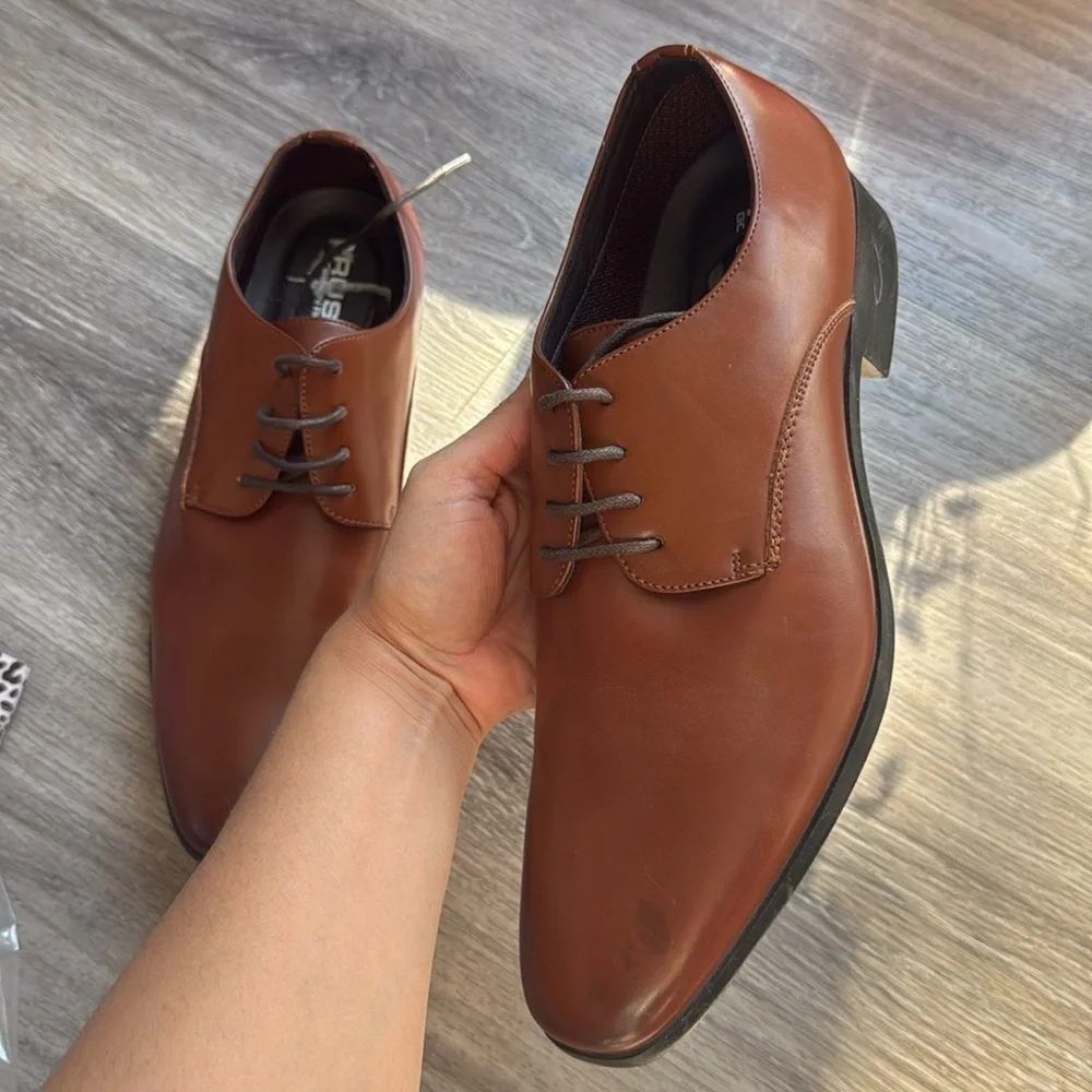 Gorgon Rush Lace Up Brown Oxfords 10M